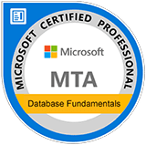 MTA: Database Fundamentals Exams