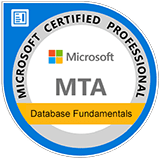 Microsoft Technology Associate Database Fundamentals