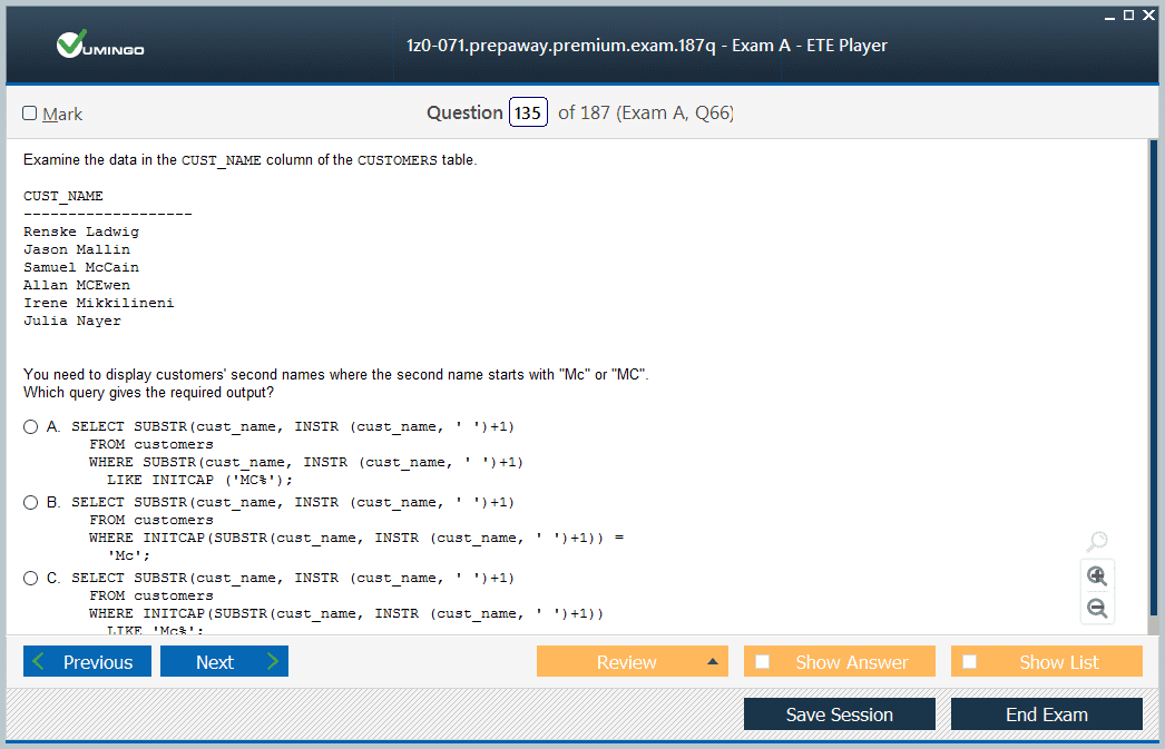 New 1z0-071 Exam Pattern