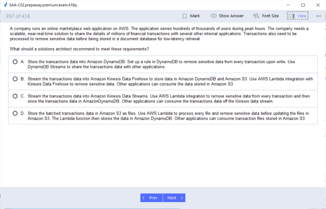 SAA-C02 Latest Exam Answers