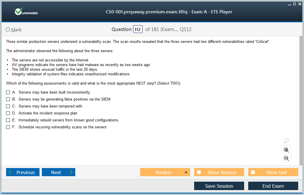 CS0-001 100% Correct Answers
