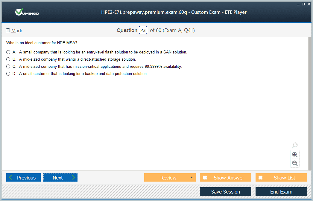 HPE2-B04 Dumps Deutsch