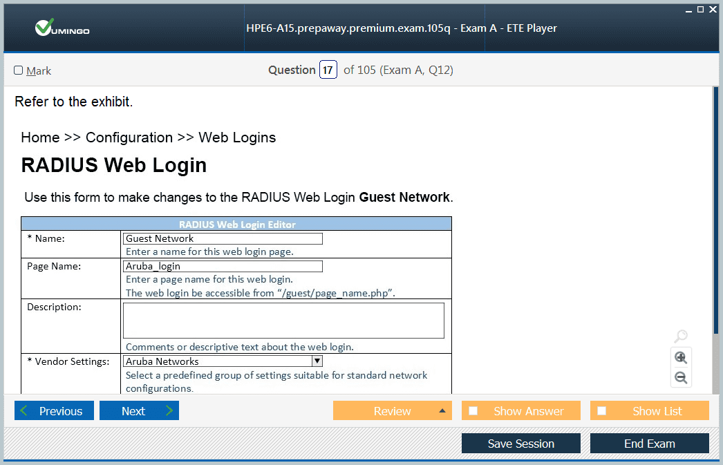 HPE6-A73 Ausbildungsressourcen