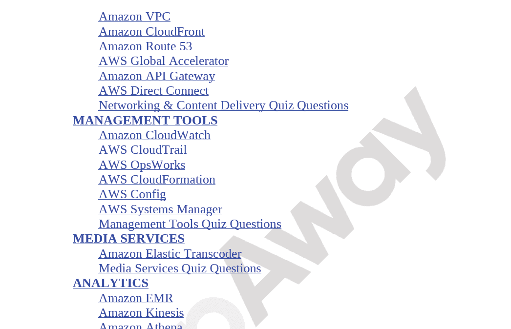 AWS-Solutions-Associate Latest Exam Question
