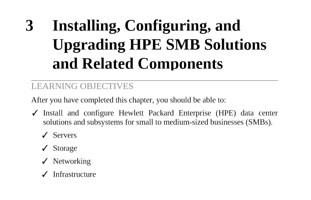 HPE0-G03 Schulungsangebot